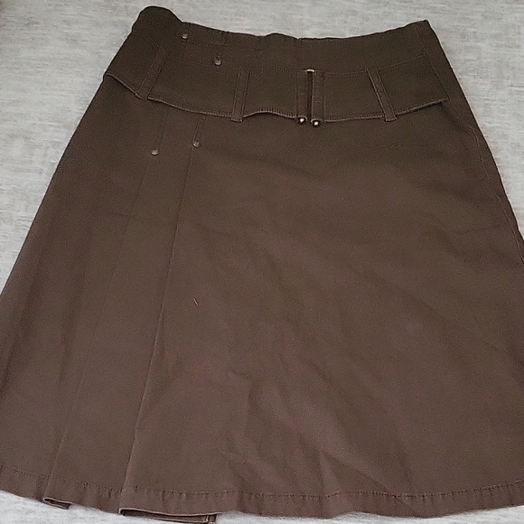 Work to Weekend Dresses & Skirts - Classic Brown A-Line Women's Skirt